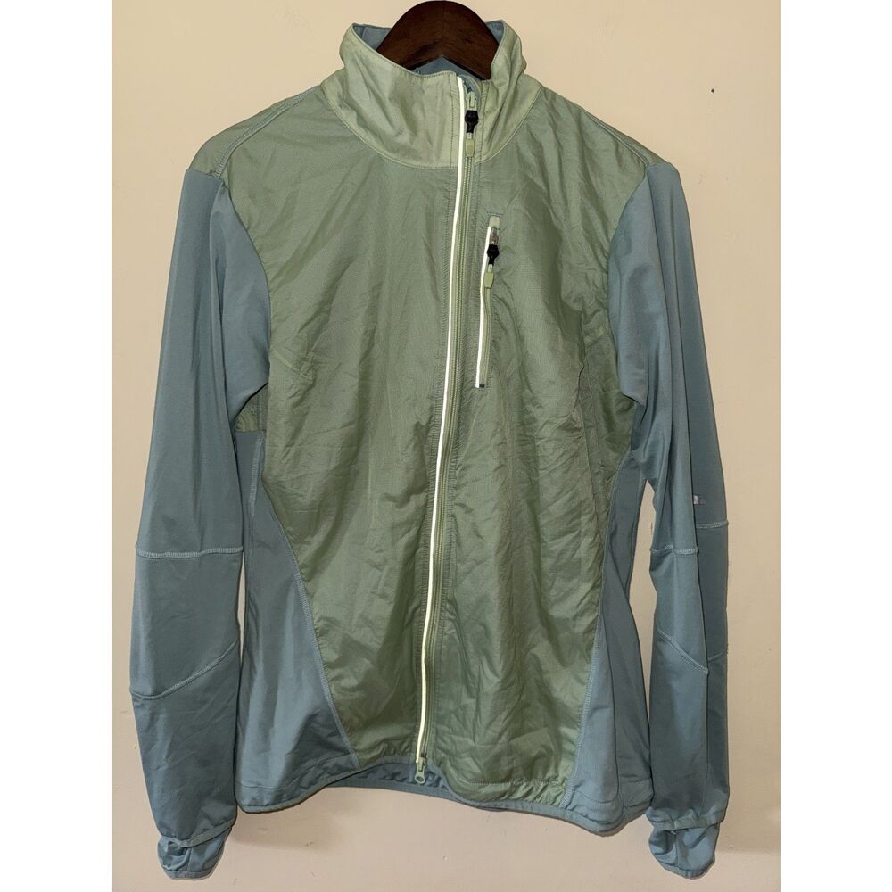 adidas by Stella McCartney Women's Full-Zip Running Midlayer Jacket Green Size L